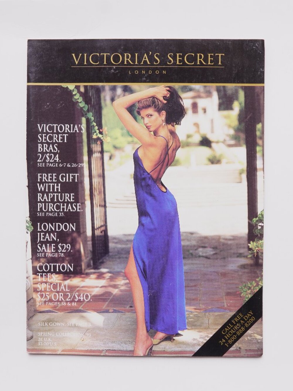 Victoria's Secret Spring 1993 London Catalog Lingerie Swimwear Fashion Vintage